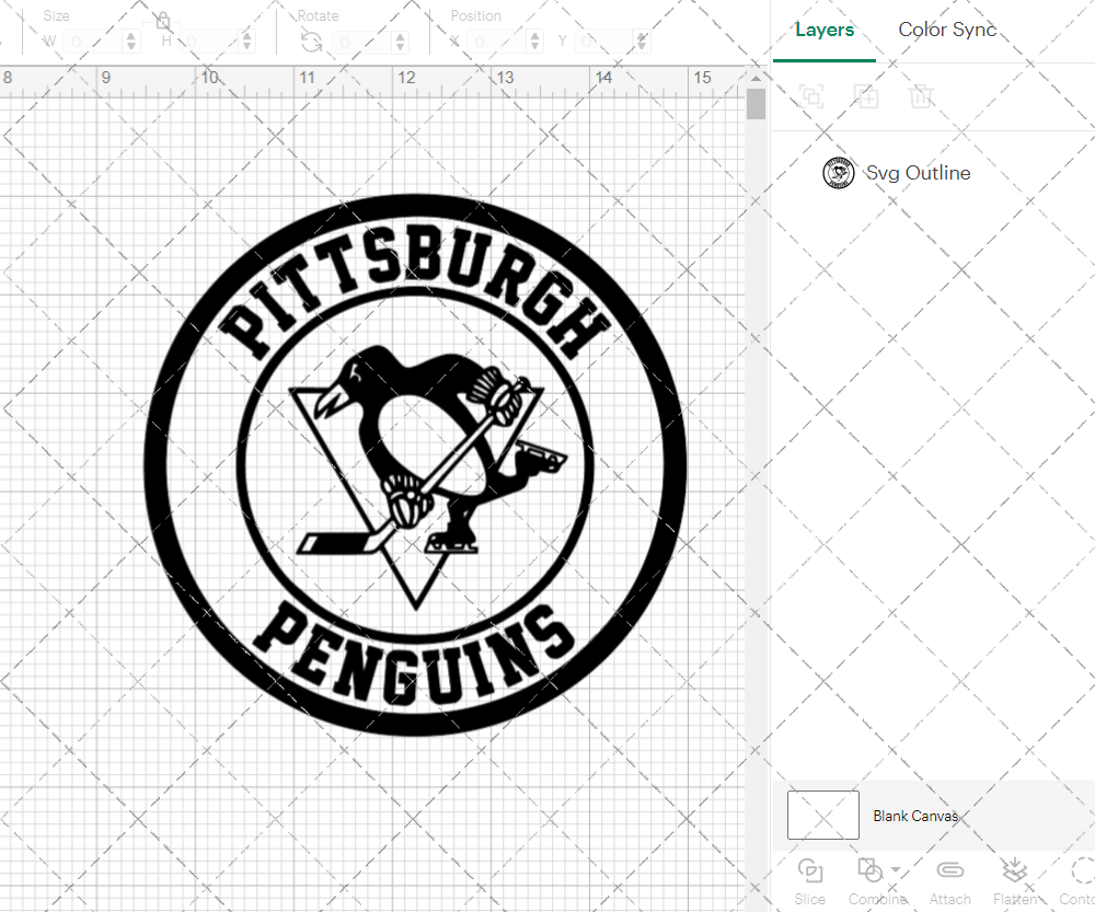 Pittsburgh Penguins Circle 2016, Svg, Dxf, Eps, Png - SvgShopArt