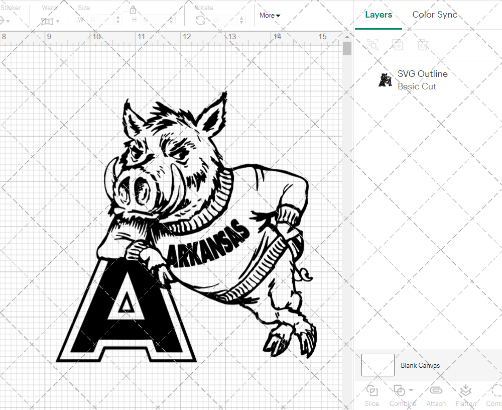 Arkansas Razorbacks Alternate 1958, Svg, Dxf, Eps, Png - SvgShopArt