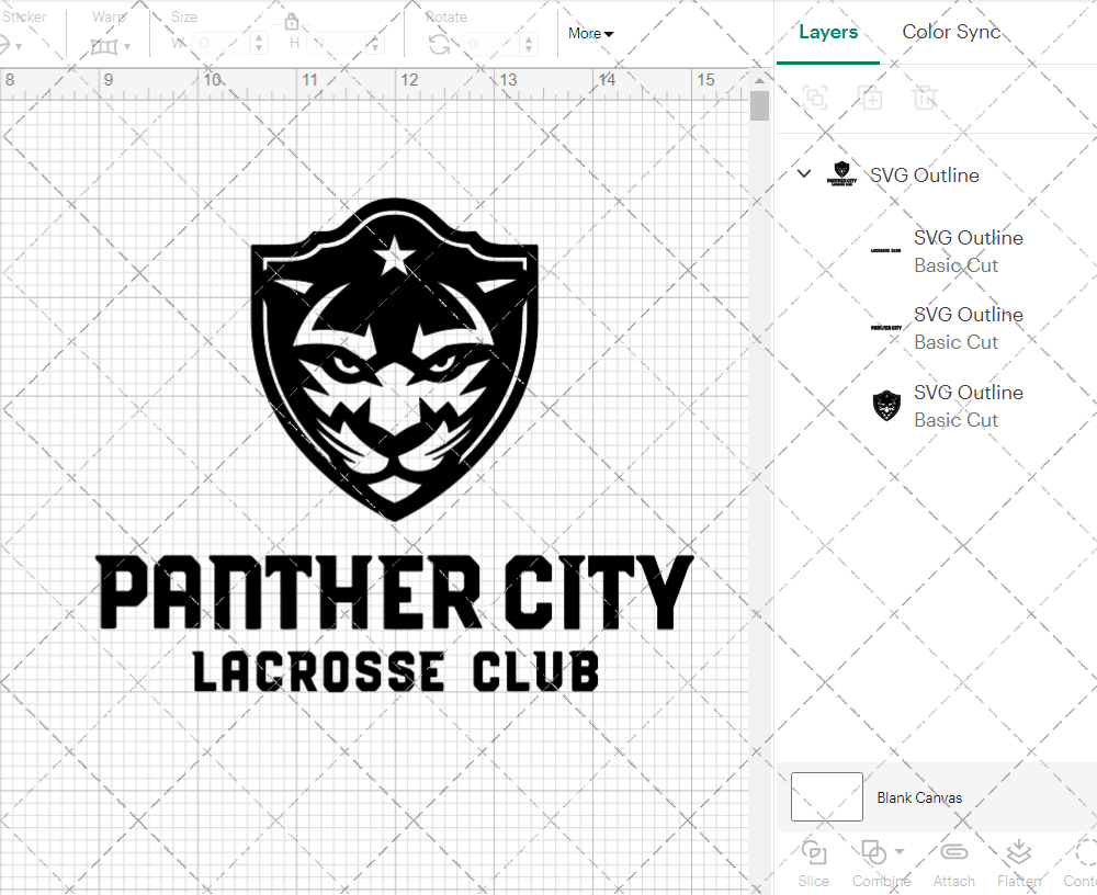 Panther City Lacrosse Club Secondary 2021, Svg, Dxf, Eps, Png - SvgShopArt