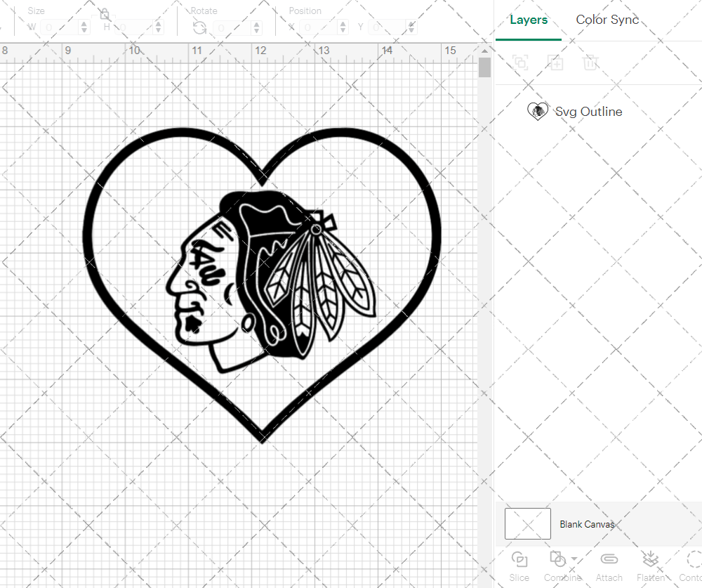 Chicago Blackhawks Concept 1999, Svg, Dxf, Eps, Png - SvgShopArt