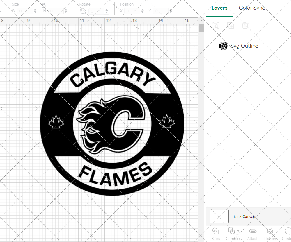 Calgary Flames Circle 2003, Svg, Dxf, Eps, Png - SvgShopArt