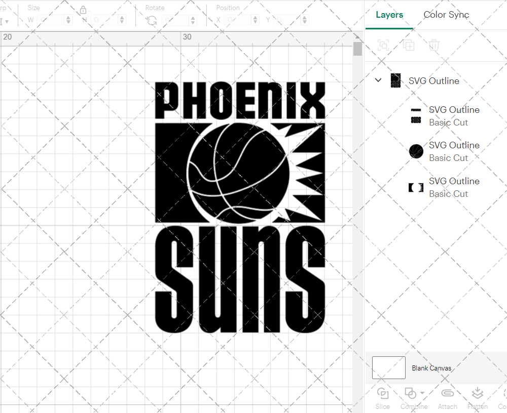 Phoenix Suns Secondary 1968, Svg, Dxf, Eps, Png - SvgShopArt