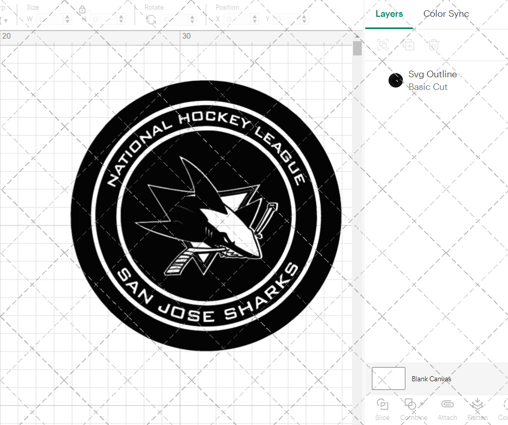 San Jose Sharks Circle 2008 003, Svg, Dxf, Eps, Png - SvgShopArt