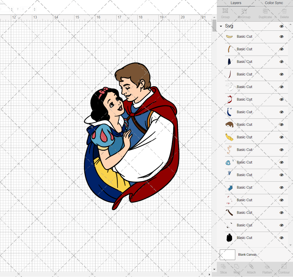 Snow White and Prince - Snow White, Svg, Dxf, Eps, Png - SvgShopArt