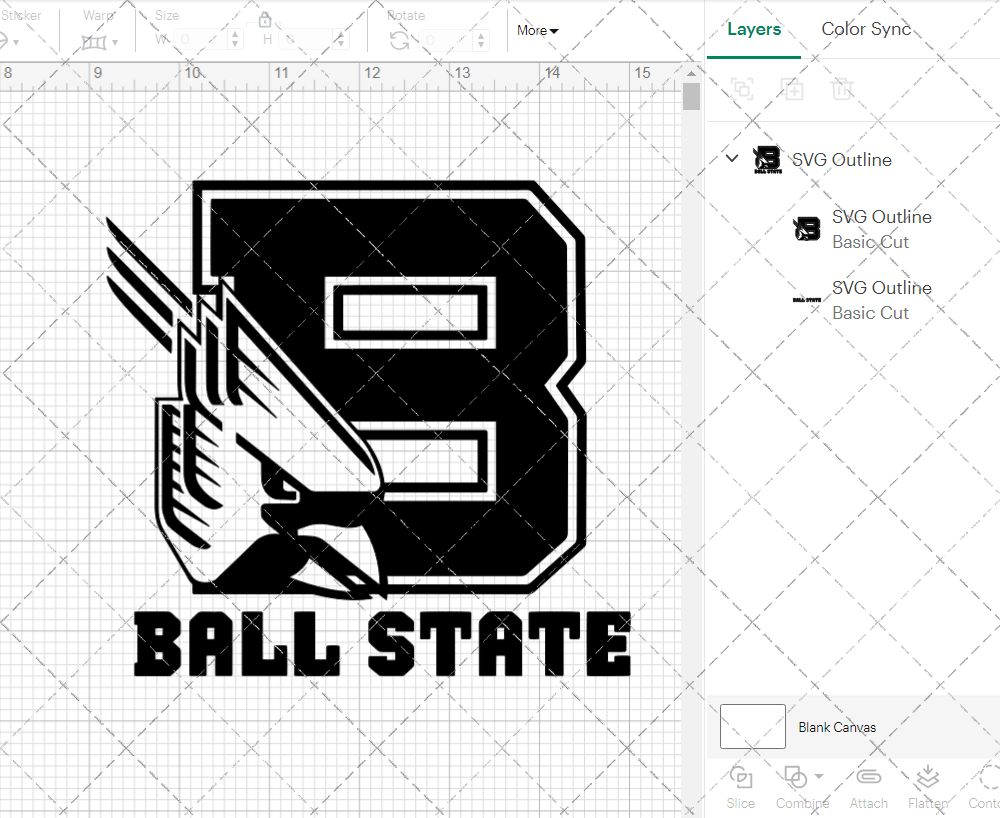 Ball State Cardinals Alternate 1990 002, Svg, Dxf, Eps, Png - SvgShopArt