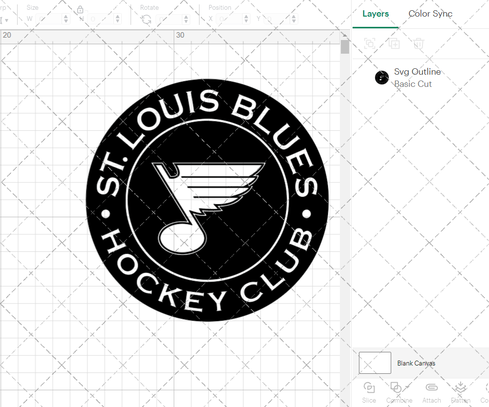 St. Louis Blues Circle 2008 004, Svg, Dxf, Eps, Png - SvgShopArt