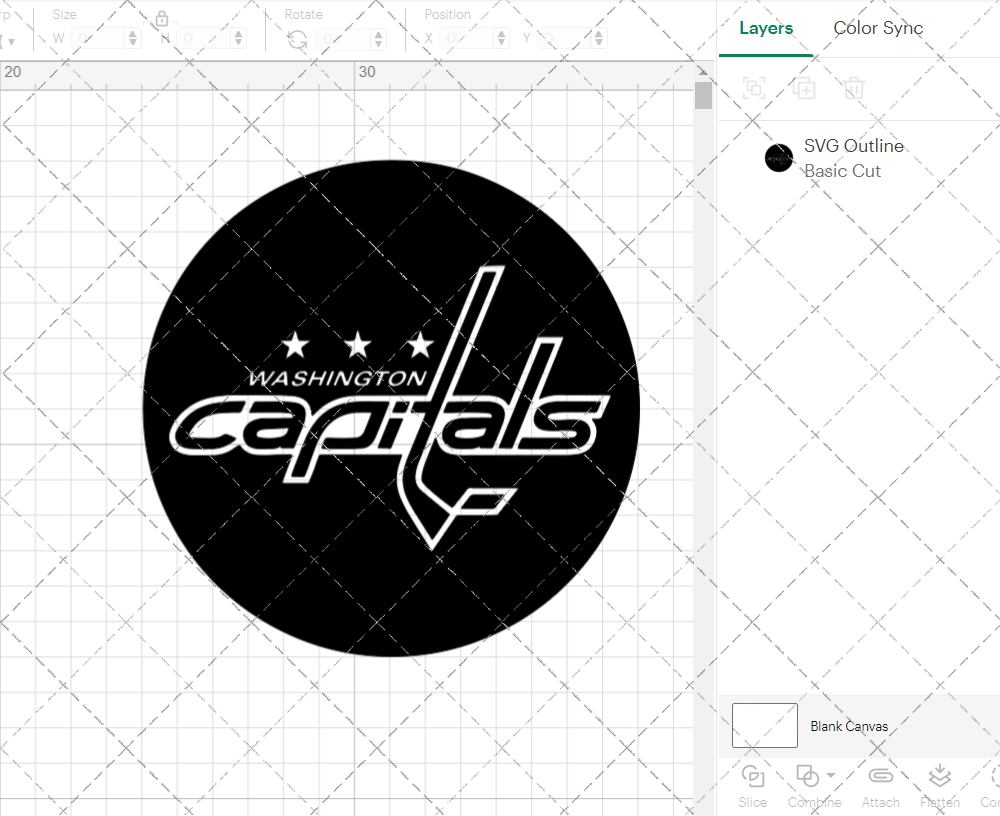 Washington Capitals Circle 2007 008, Svg, Dxf, Eps, Png - SvgShopArt