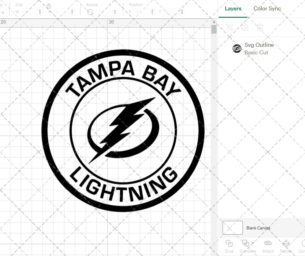 Tampa Bay Lightning Circle 2018 002, Svg, Dxf, Eps, Png - SvgShopArt