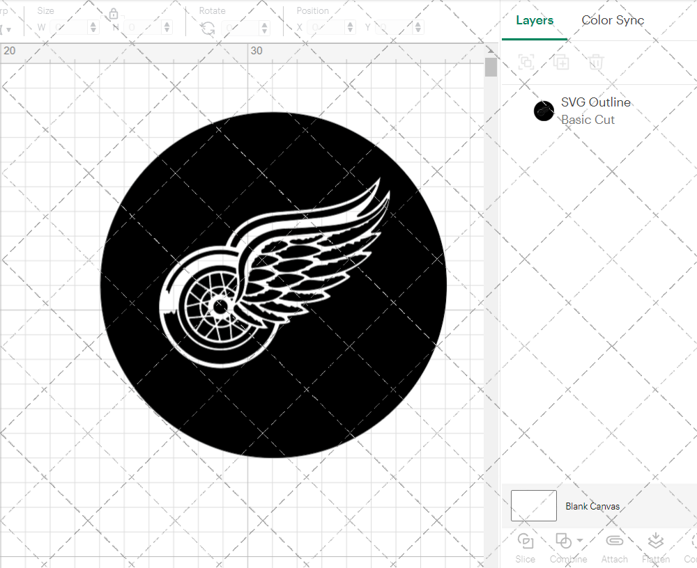 Detroit Red Wings Circle 1948 005, Svg, Dxf, Eps, Png - SvgShopArt