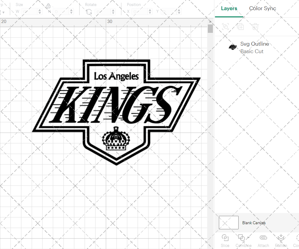 Los Angeles Kings Secondary 1988, Svg, Dxf, Eps, Png - SvgShopArt