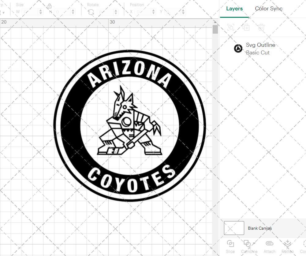 Arizona Coyotes Circle 2021, Svg, Dxf, Eps, Png - SvgShopArt