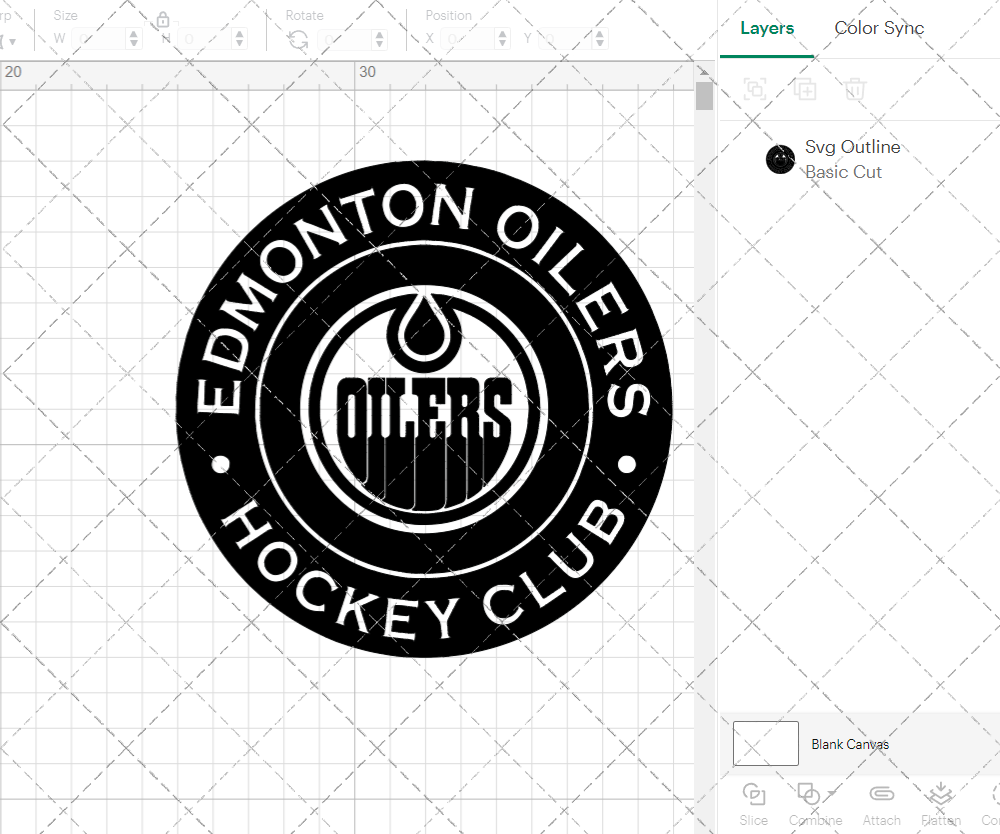 Edmonton Oilers Circle 2017 002, Svg, Dxf, Eps, Png - SvgShopArt