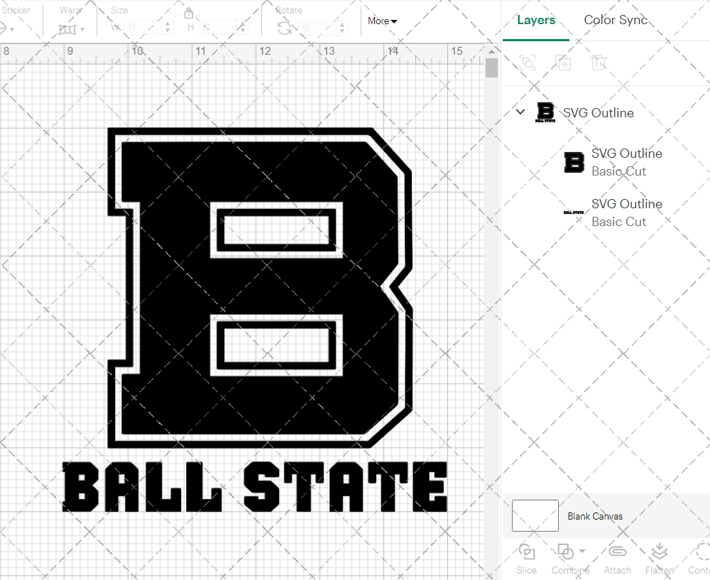 Ball State Cardinals Alternate 1990, Svg, Dxf, Eps, Png - SvgShopArt