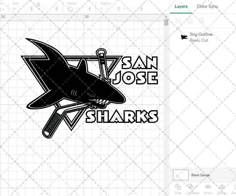 San Jose Sharks Alternate 1991 003, Svg, Dxf, Eps, Png - SvgShopArt