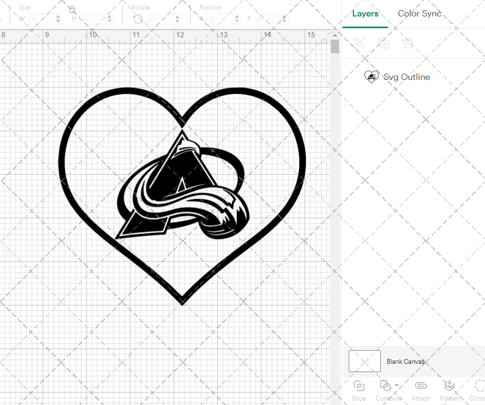 Colorado Avalanche Concept 1999, Svg, Dxf, Eps, Png - SvgShopArt