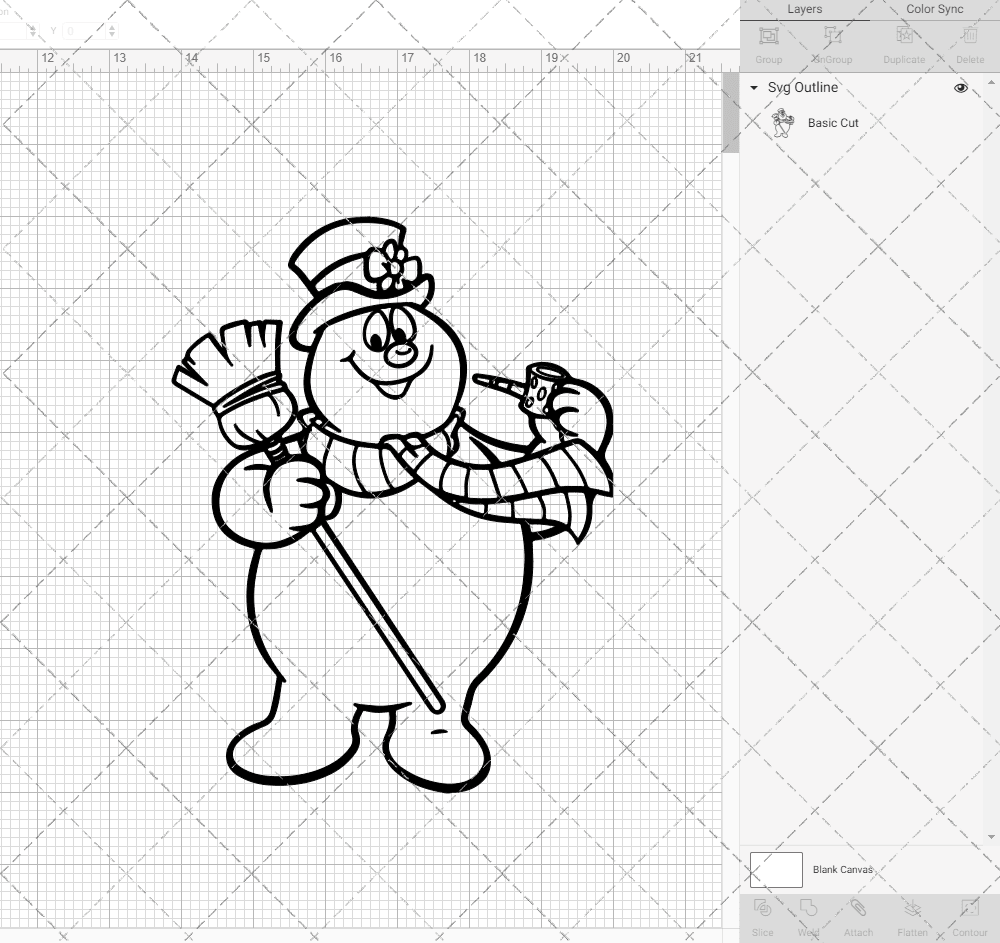 Frosty the Snowman 002, Svg, Dxf, Eps, Png SvgShopArt