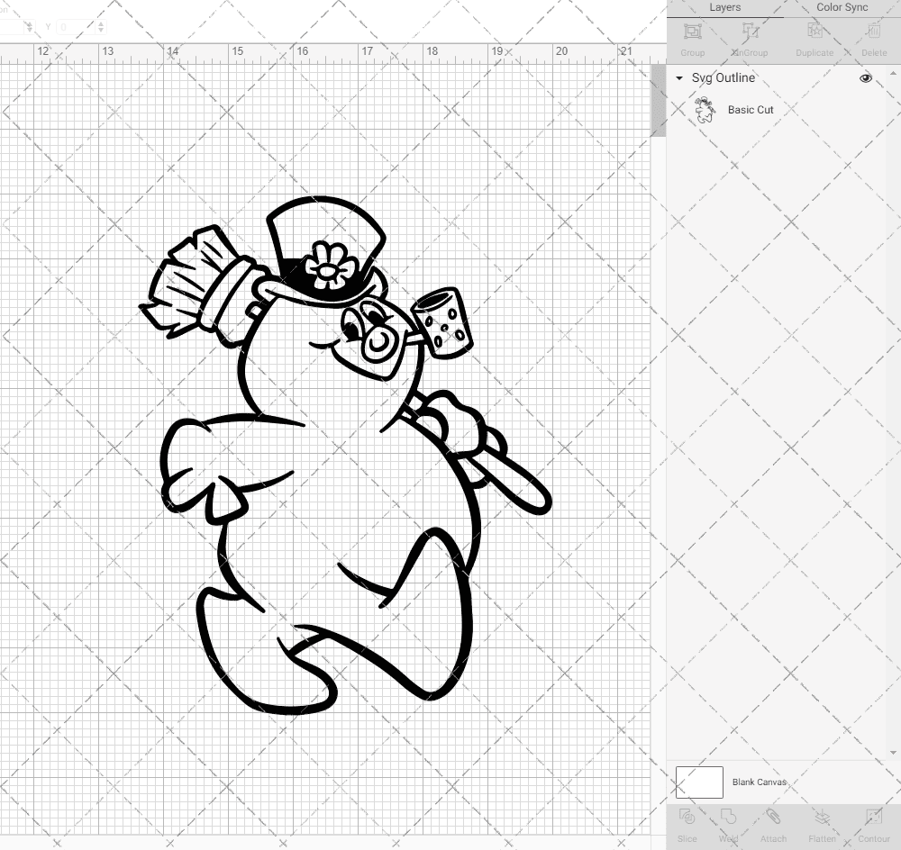 Frosty the Snowman, Svg, Dxf, Eps, Png SvgShopArt