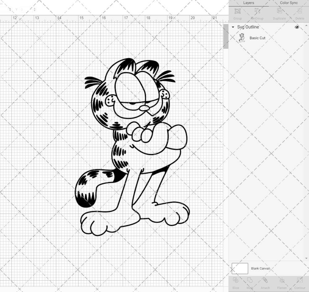 Garfield, Svg, Dxf, Eps, Png SvgShopArt