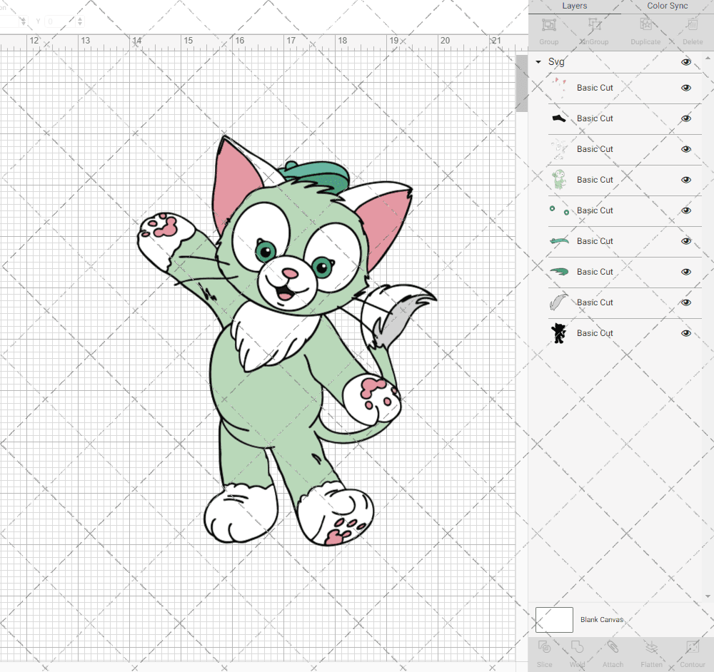 Gelatoni - Duffy and Friends, Svg, Dxf, Eps, Png SvgShopArt