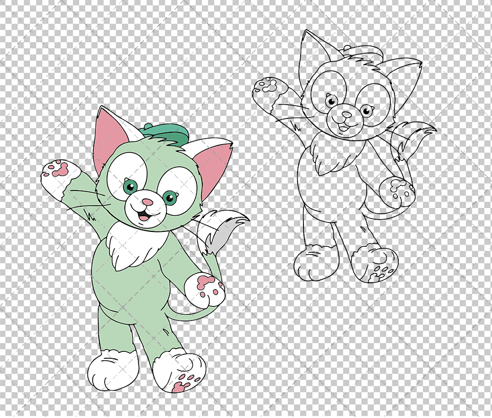 Gelatoni - Duffy and Friends, Svg, Dxf, Eps, Png SvgShopArt