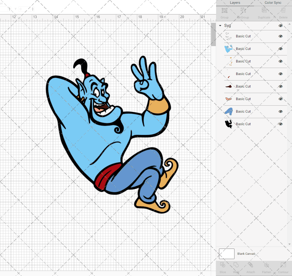 Genie - Aladin, Svg, Dxf, Eps, Png SvgShopArt