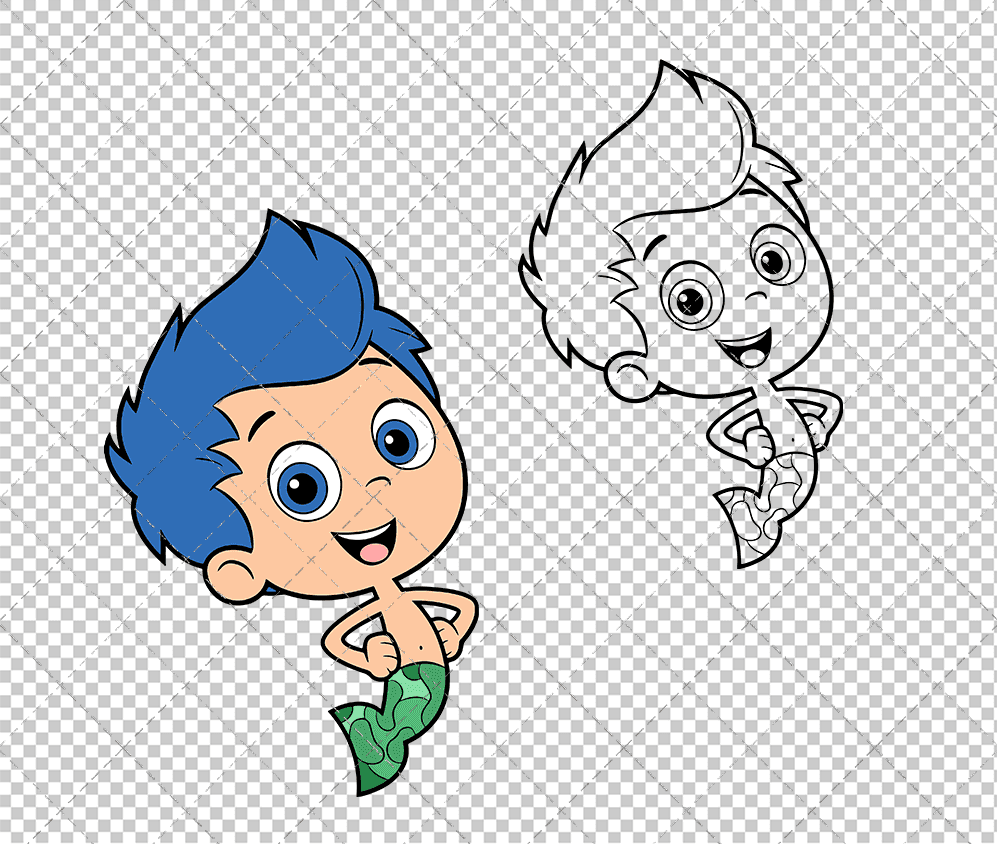 Gil - Bubble Guppies, Svg, Dxf, Eps, Png SvgShopArt