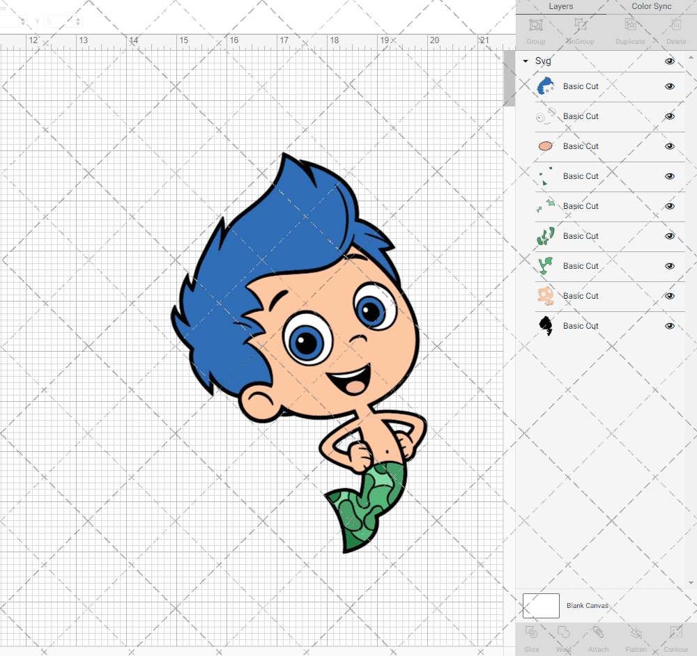 Gil - Bubble Guppies, Svg, Dxf, Eps, Png SvgShopArt