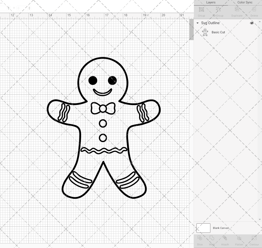 Gingerbread Man, Svg, Dxf, Eps, Png SvgShopArt