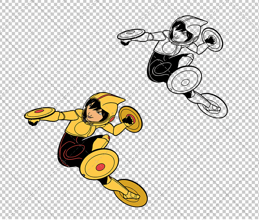 GoGo Tomago - Big Hero 002, Svg, Dxf, Eps, Png SvgShopArt