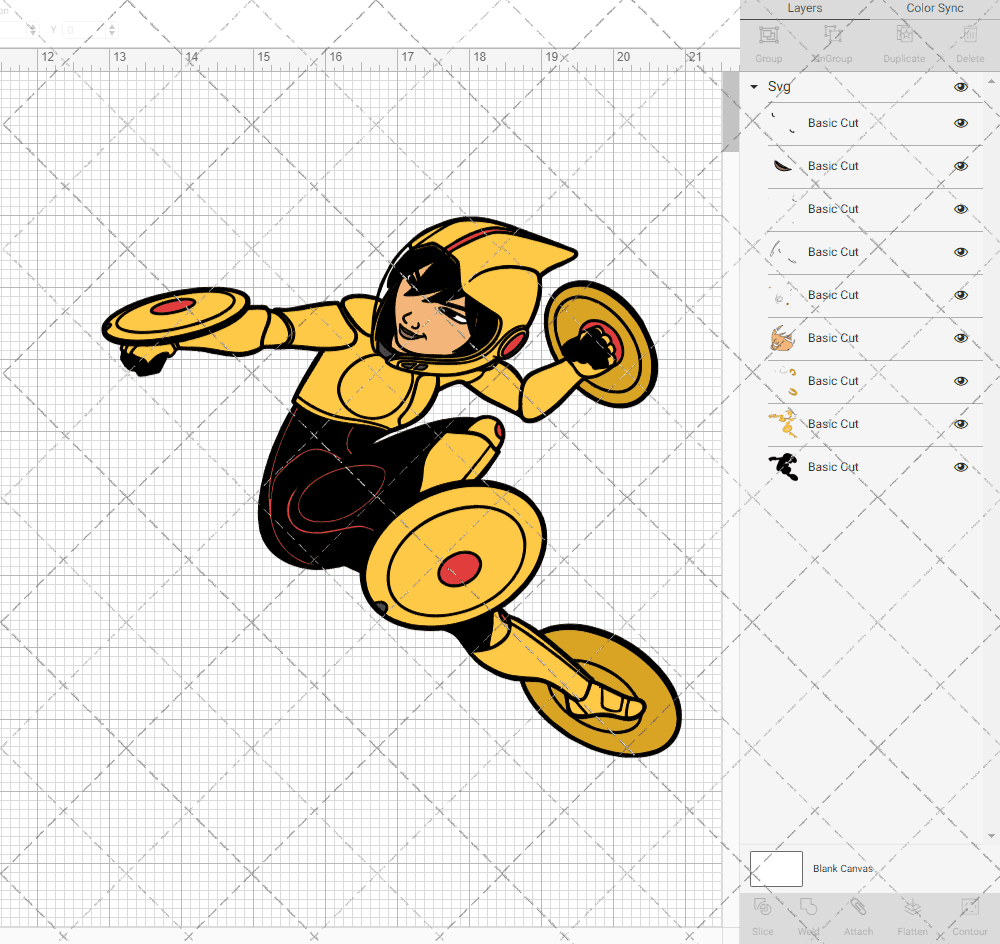 GoGo Tomago - Big Hero 002, Svg, Dxf, Eps, Png SvgShopArt