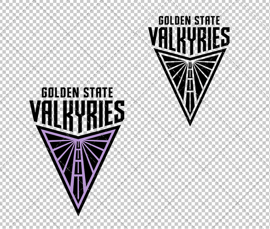 Golden State Valkyries 2025, Svg, Dxf, Eps, Png