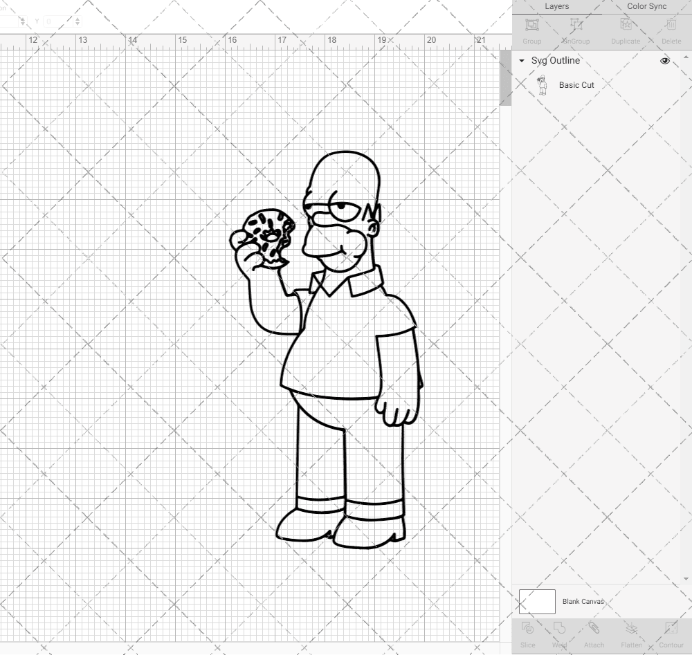 Gomer Simpson - The Simpsons 002, Svg, Dxf, Eps, Png SvgShopArt