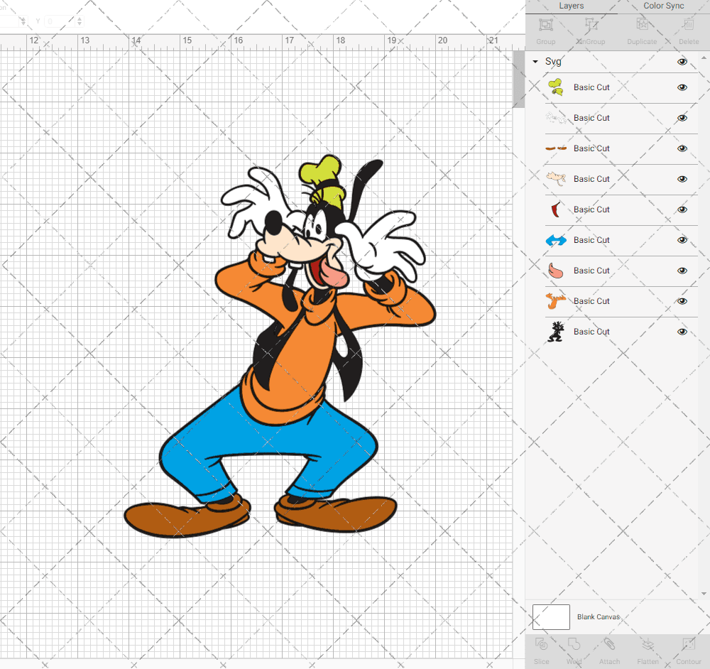 Goofy 004, Svg, Dxf, Eps, Png SvgShopArt