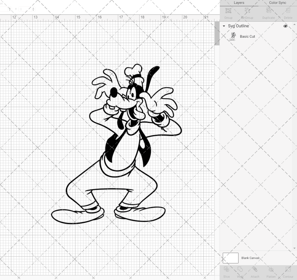 Goofy 004, Svg, Dxf, Eps, Png SvgShopArt