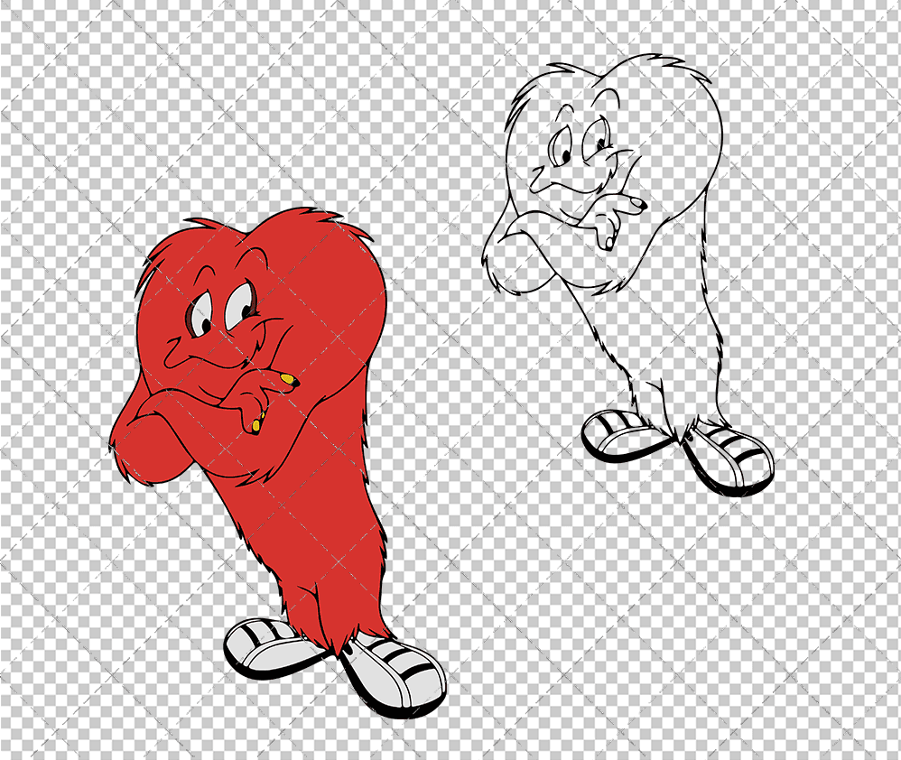 Gossamer - Looney Tunes, Svg, Dxf, Eps, Png SvgShopArt