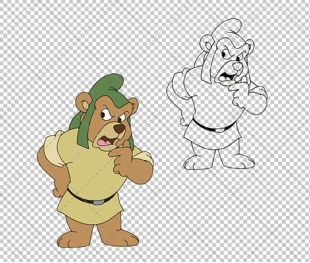 Gruffi Gummi - Gummi Bears, Svg, Dxf, Eps, Png SvgShopArt