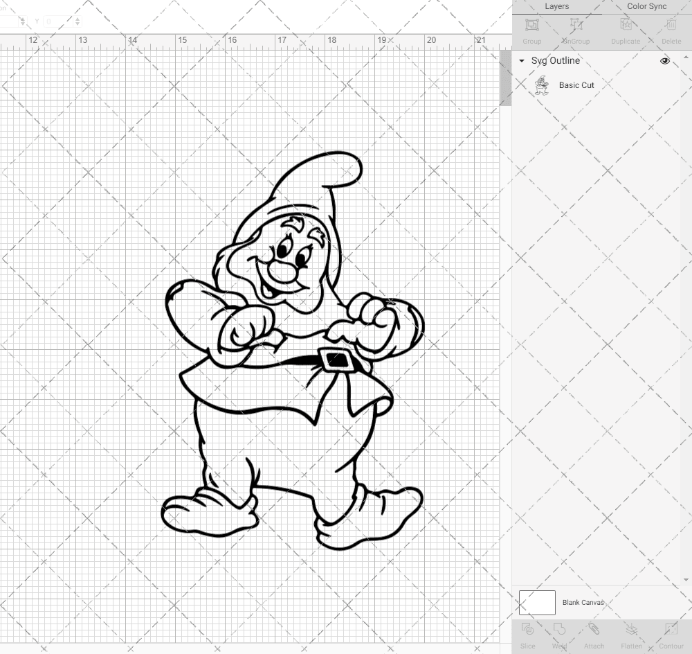 Happy - Snow White, Svg, Dxf, Eps, Png SvgShopArt