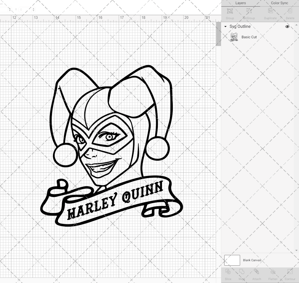 Harley Quinn, Svg, Dxf, Eps, Png SvgShopArt