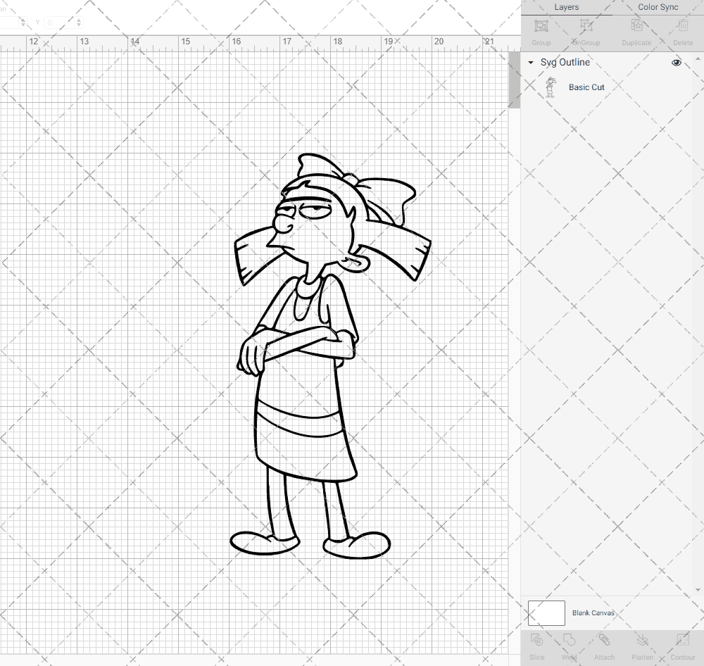 Helga Pataki - Hey Arnold, Svg, Dxf, Eps, Png SvgShopArt