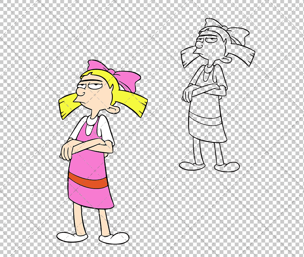 Helga Pataki - Hey Arnold, Svg, Dxf, Eps, Png SvgShopArt