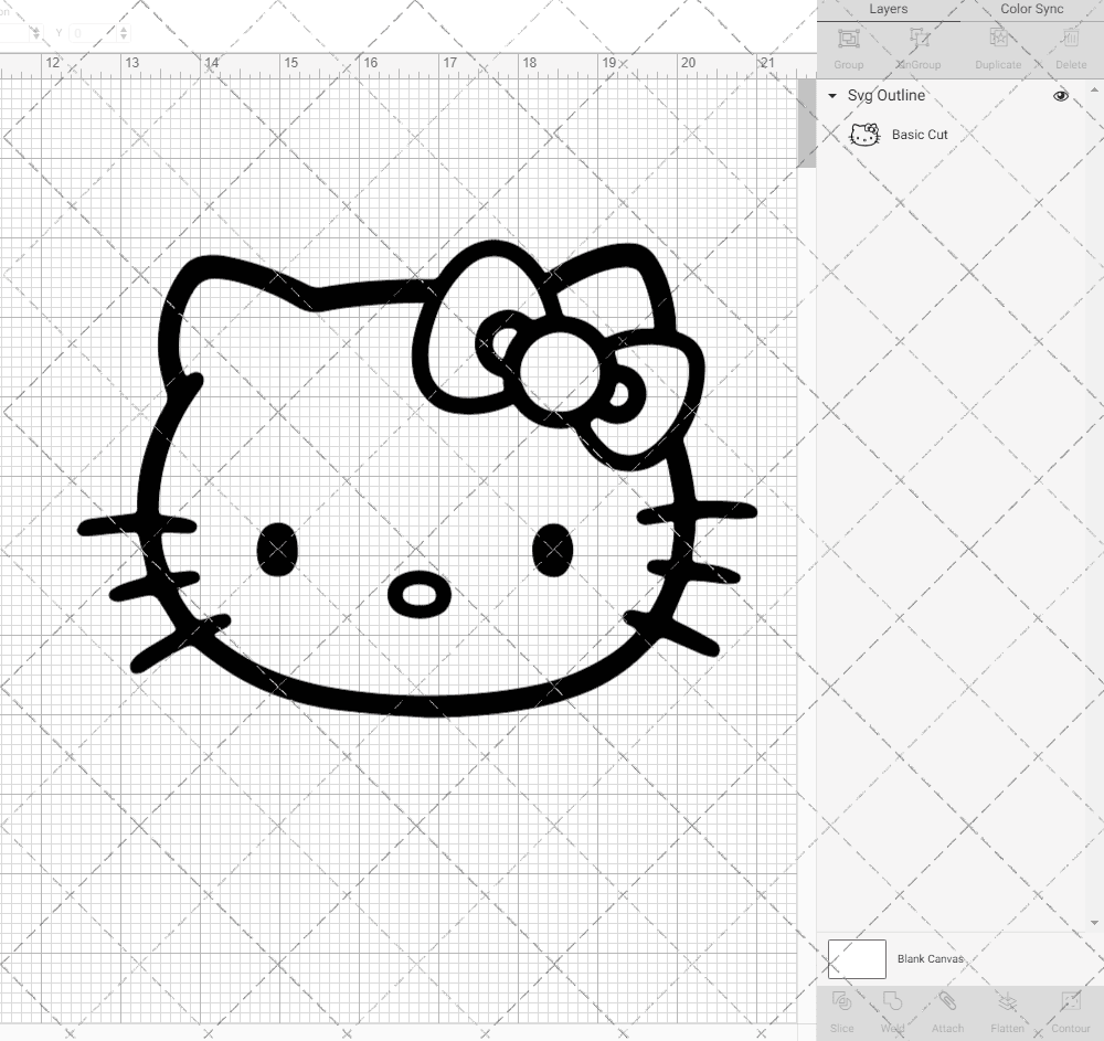 Hello Kitty - Sanrio 006, Svg, Dxf, Eps, Png SvgShopArt