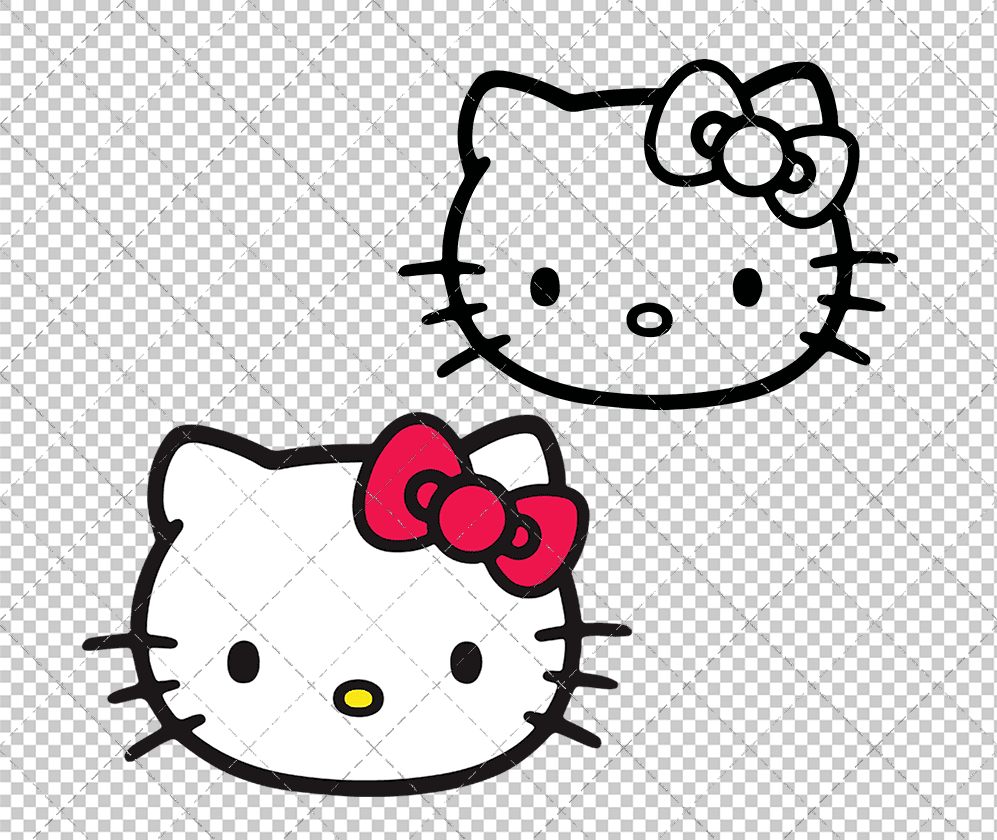 Hello Kitty - Sanrio 006, Svg, Dxf, Eps, Png SvgShopArt