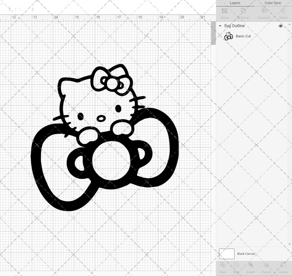 Hello Kitty - Sanrio 007, Svg, Dxf, Eps, Png SvgShopArt