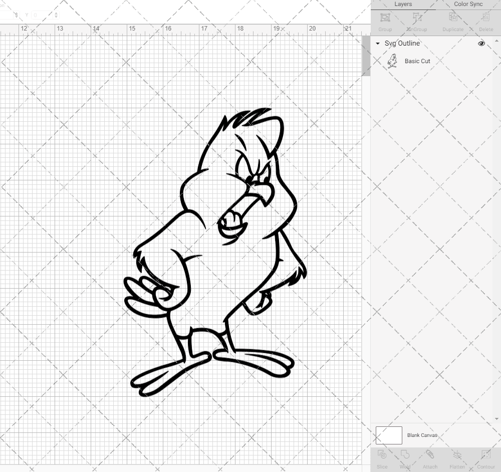 Henery Hawk - Looney Tunes 002, Svg, Dxf, Eps, Png SvgShopArt