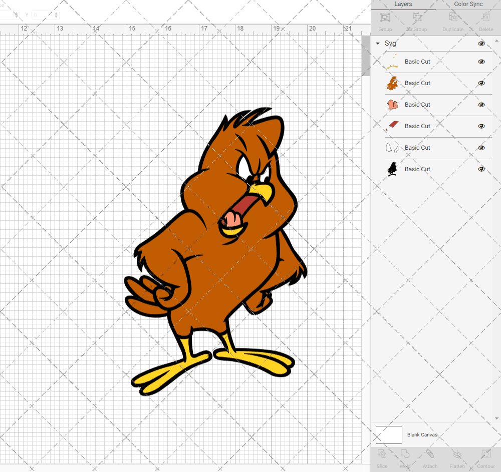 Henery Hawk - Looney Tunes 002, Svg, Dxf, Eps, Png SvgShopArt