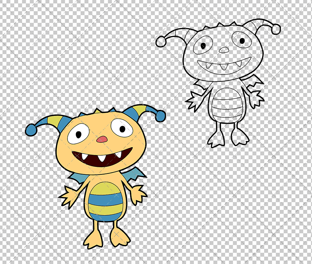 Henry Hugglemonster, Svg, Dxf, Eps, Png SvgShopArt