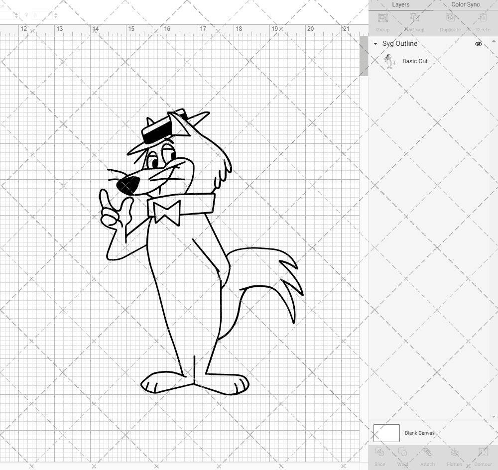 Hokey Wolf, Svg, Dxf, Eps, Png SvgShopArt