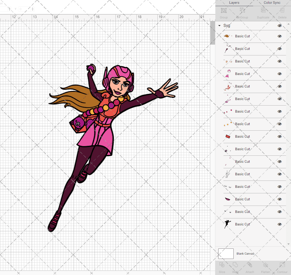 Honey Lemon - Big Hero 002, Svg, Dxf, Eps, Png SvgShopArt