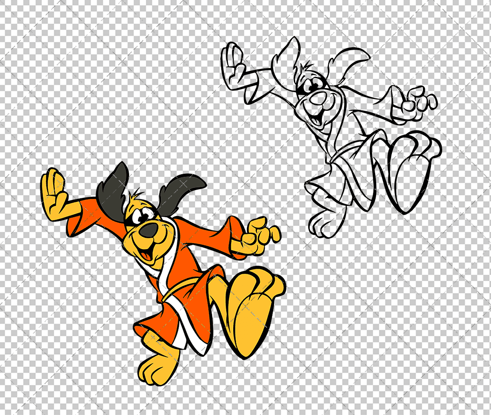 Hong Kong Phooey, Svg, Dxf, Eps, Png SvgShopArt