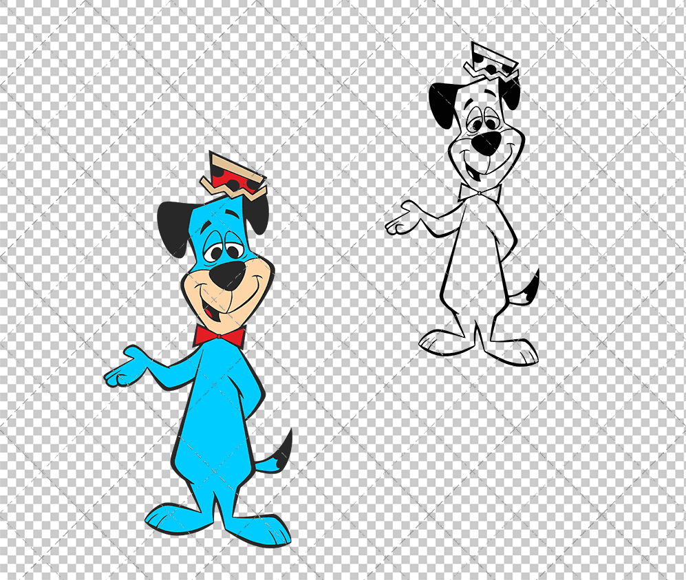 Huckleberry Hound, Svg, Dxf, Eps, Png SvgShopArt